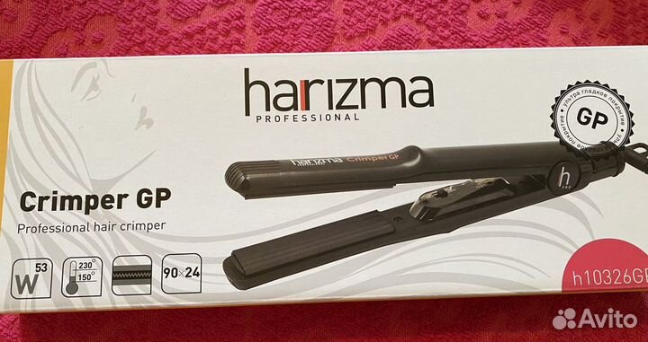 Щипцы гофре harizma H10326gp Crimper