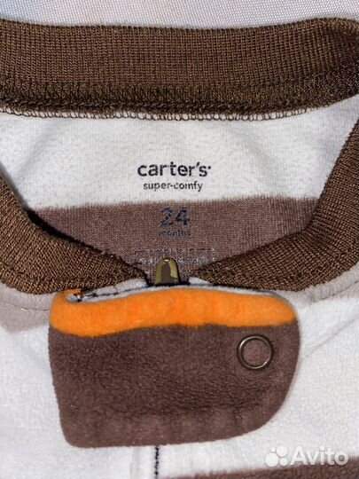 Комбинезон флисовый (2шт) carter's 24м (92р)