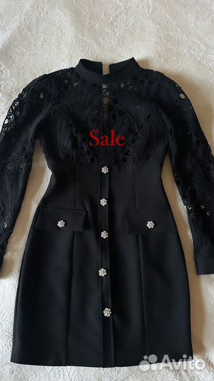 Платье женское, роскошное, черное