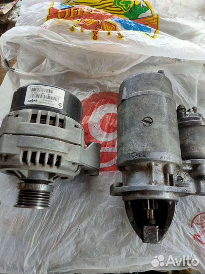 Стартер генератор волга