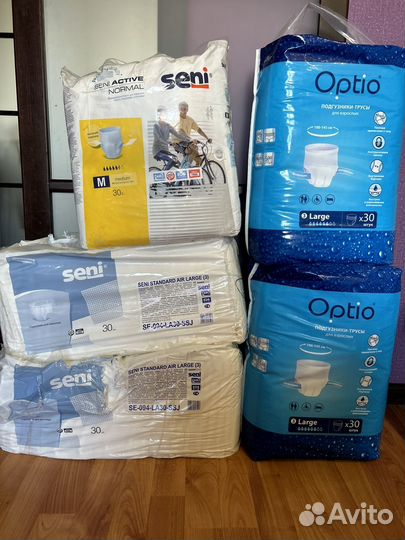 Подгузники трусики для взрослых Seni Optio