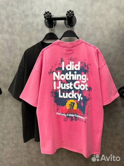 Футболка с принтом Vetements оверсайз