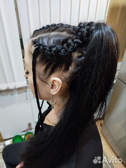 Косы с канекалонами и без