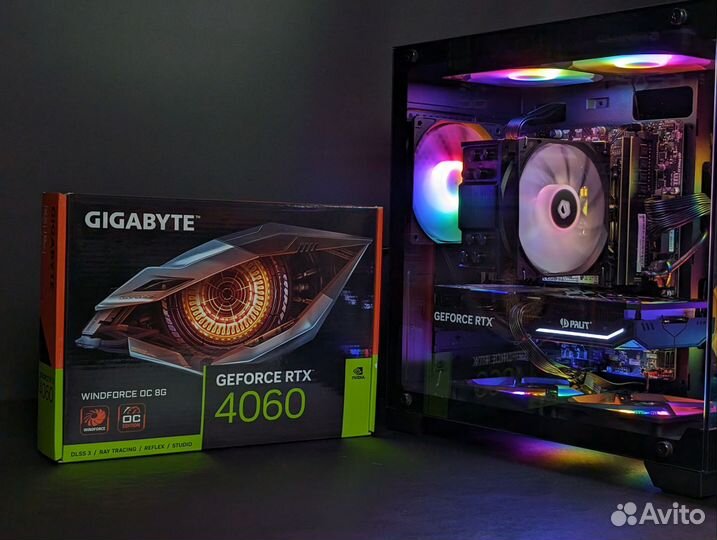 Игровой пк I5 12600K / RTX 4060 /32gb/B760/1tb