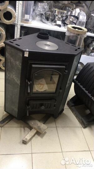 Печь-Камин везувий пк-01 (220) угловой с конфоркой