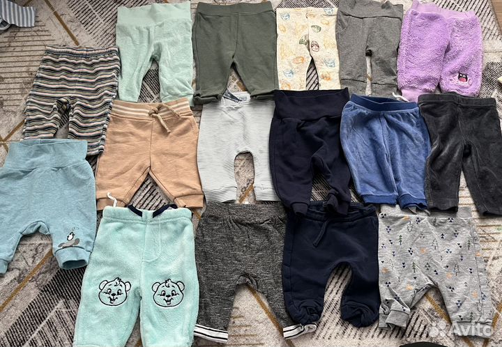 Большой пакет вещей на мальчика 46-62