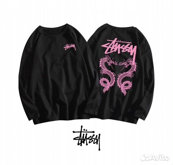 Лонгсливы Stussy