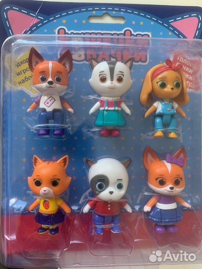 Фигурки Кошечки собачки набор игрушек