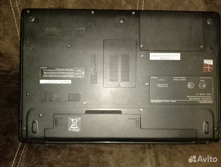 Ноутбук sony vaio sve15
