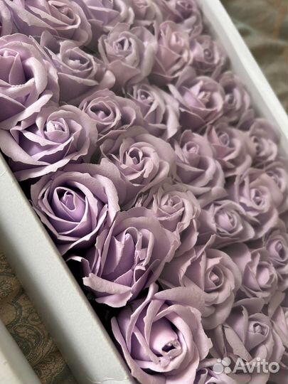 Розы из мыла