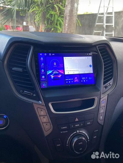 Магнитола андроид Hyundai Santa Fe санта фе 1.32
