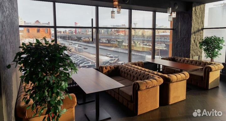 Диваны Честер для лаунж бара 113