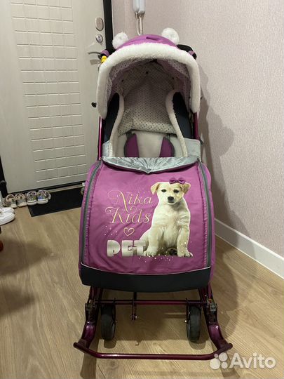 Коляска санки ника 7-6