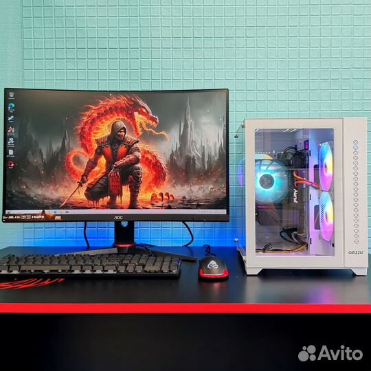 Игровой Пк Ryzen 7 7800X3D / RTX4060Ti / 16Gb DDR5