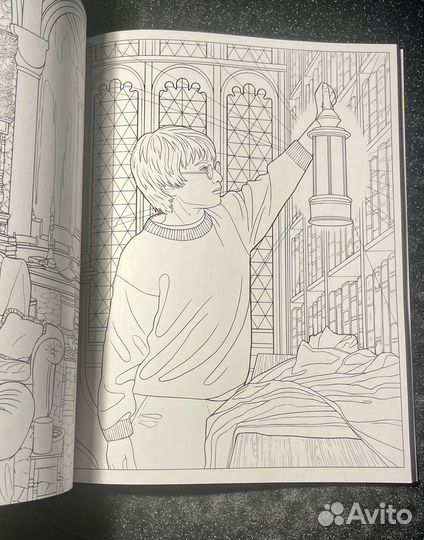 Книга раскраска Гарри Поттер