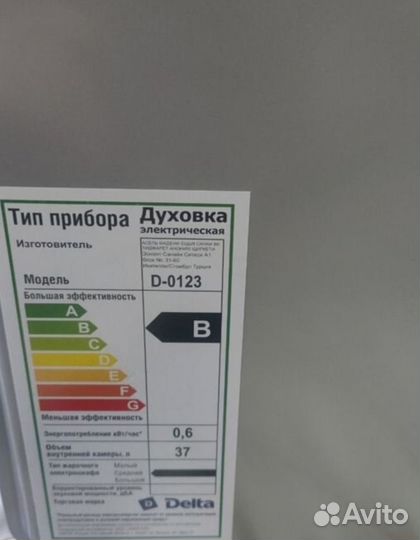 Электро печь дельта 0123