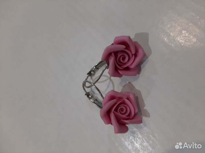 Серьги из полимерной глины
