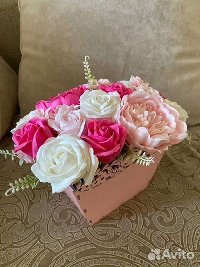 Букеты из мыльных цветов