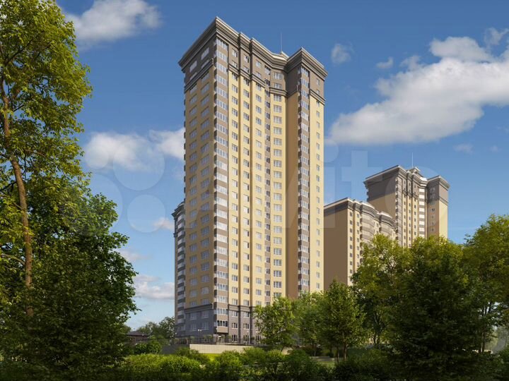 3-к. квартира, 70,8 м², 12/17 эт.