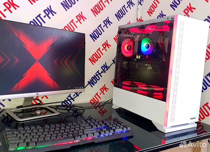 Игровой пк Core i7 4790/16гб/ssd/GTX1050Ti