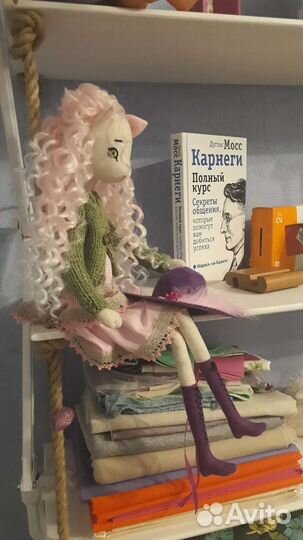 Интерьерная кукла ручной работы