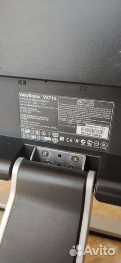 Монитор viewsonic vx 715