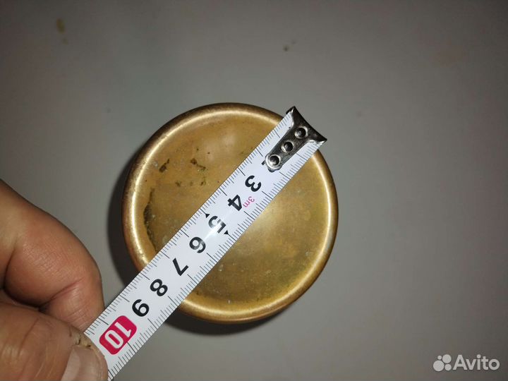 Дверная ручка массив. Бронза (латунь). Винтаж