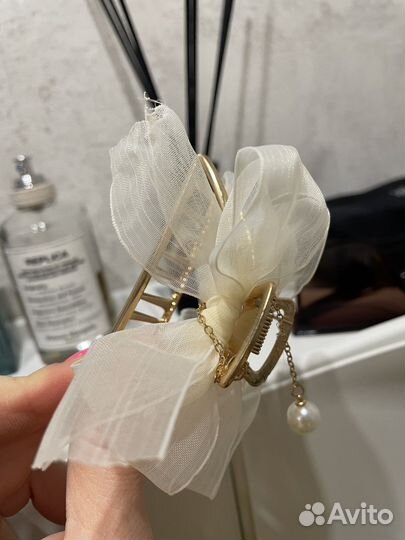 Заколка и серьги