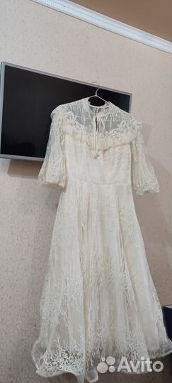 Вечернее платье миди 44 46