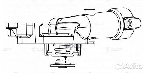 Термостат для а/м Chevrolet Captiva (06) /Opel