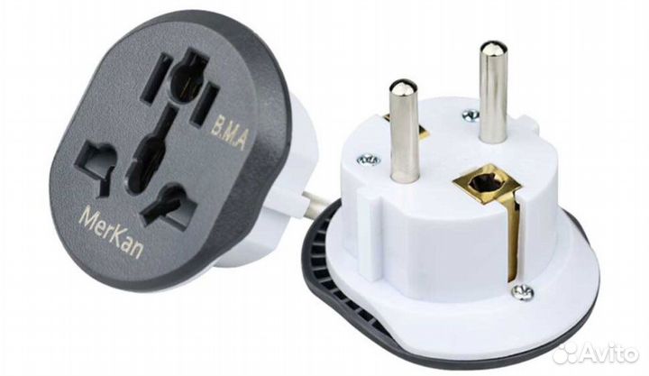 Переходник с китайской вилки тройной, Premium 16A