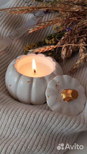 Свеча тыква