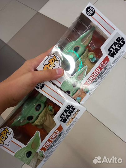 Фигурки Funko pop Star wars baby Yoda/Grogu