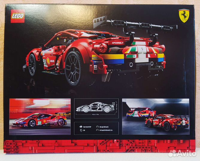 Lego 42125 Technic Ferrari 488 GTE - Новый