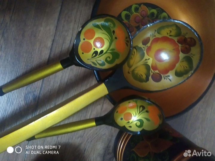 Деревянная посуда хохлома