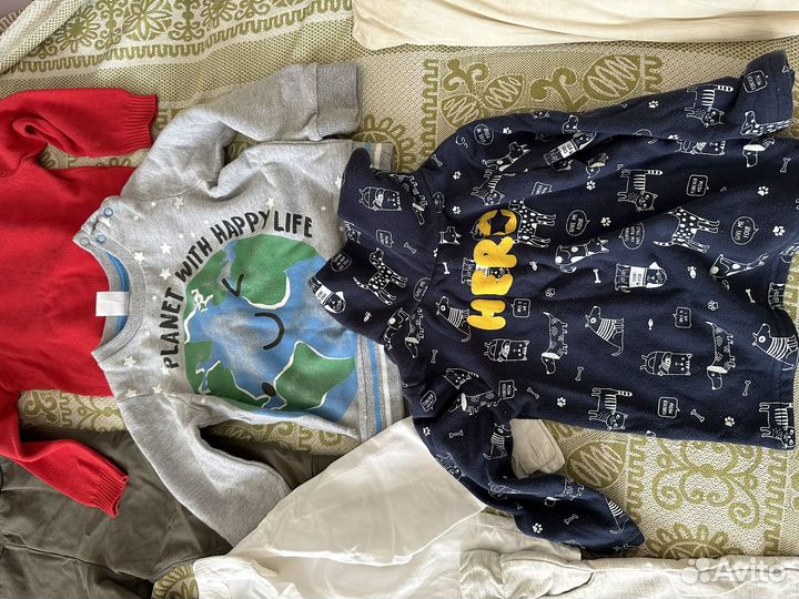 Вещи пакетом для мальчика 80-92