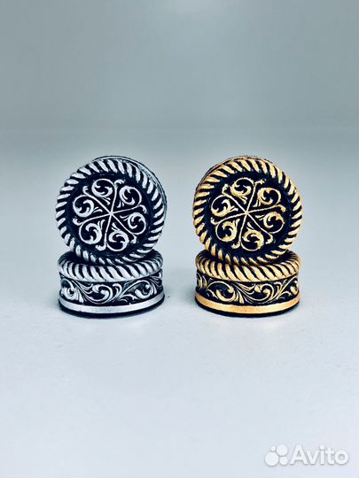 Фишки для нард, подарочный набор Узор