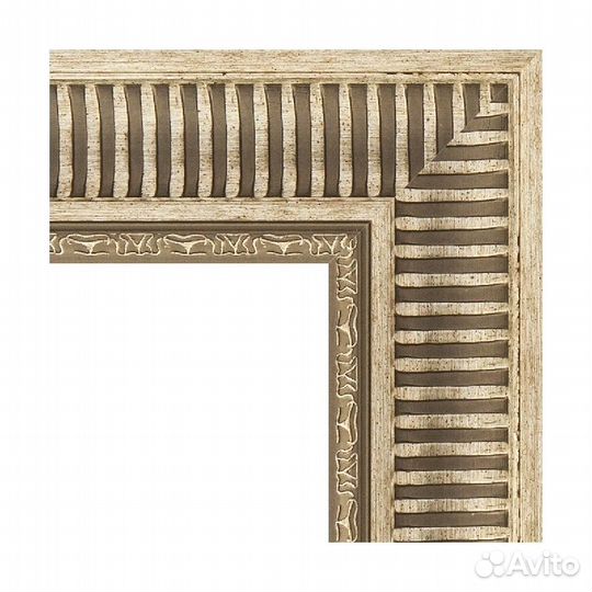 Зеркало Evoform Exclusive 137х57 Серебряный аквед