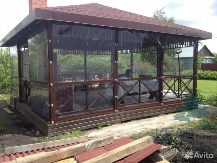 Мягкие окна для беседок и веранд