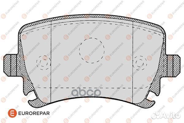 Колодки тормозные дисковые audi A3/A4/A6/VW GOL