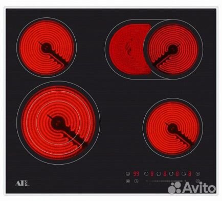 Варочная панель стеклокерам электр плита