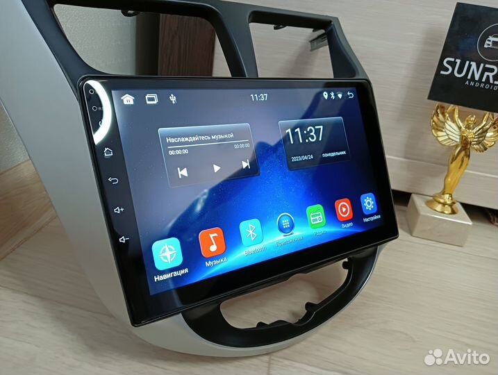 Магнитола 2din Android Hyundai Solaris 2/32