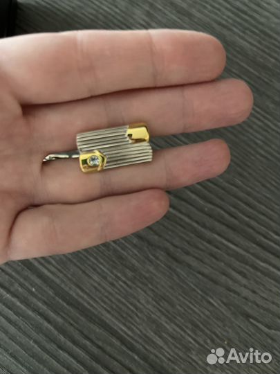 Запонки мужские новые зажим для галстука