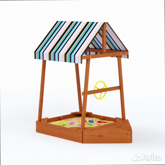 Детская песочница Песочный дворик 5 доставка по РФ