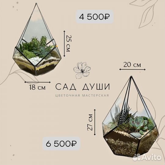 Мастер-класс по флорариуму (мини-садику)