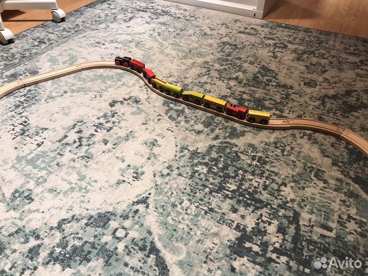 Икеа Лиллабо деревянная дорога