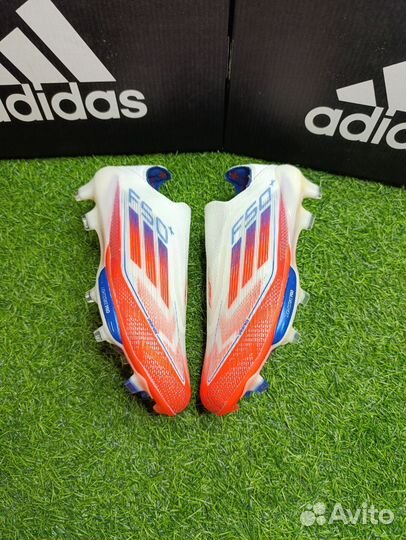 Футбольные бутсы adidas f 50+ без шнурков