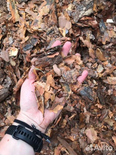 Кора Мульча лиственницы