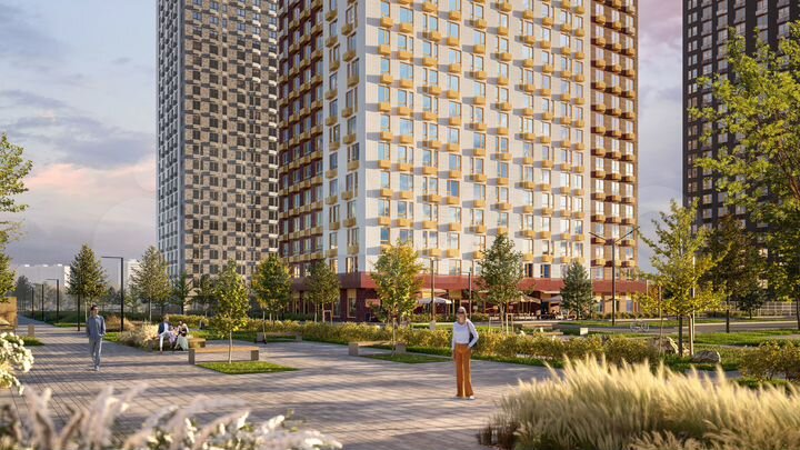 1-к. квартира, 32,6 м², 21/25 эт.