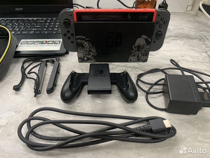 Nintendo switch rev 2 прошитая на чипе 256 gb